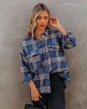 Tomas Cotton Plaid Button Down Top