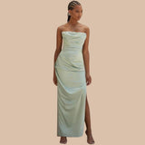 Lovefery Rachel Satin Maxi Dress