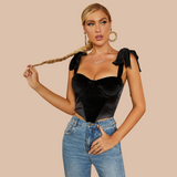 Lovefery Montana Velvet Crop Top