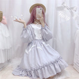 Lovefery Vanessa Belle Long Sleeve Lavender Lolita Dress