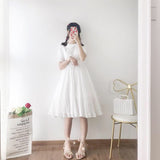 Lovefery Vanilla Bloom Mori Girl Peter Pan Collar Dress