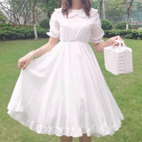 Lovefery Vanilla Bloom Mori Girl Peter Pan Collar Dress