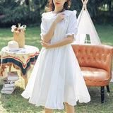 Lovefery Vanilla Bloom Mori Girl Peter Pan Collar Dress