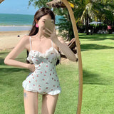 Lovefery Vanilla Cherry Nymphet Swimsuit