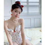 Lovefery Vanilla Cherry Nymphet Swimsuit