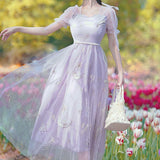 Lovefery Violet Moondust Fairycore Princess Dress