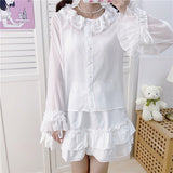 Lovefery Willow Twig Japanese Lolita Long Sleeve Shirt