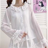 Lovefery Willow Twig Japanese Lolita Long Sleeve Shirt