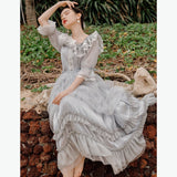 Lovefery Windy Cloud Rococo Royalcore Princess Dress