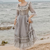 Lovefery Windy Cloud Rococo Royalcore Princess Dress