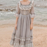 Lovefery Windy Cloud Rococo Royalcore Princess Dress