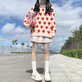 Lovefery Winter Strawberry Kawaii Aesthetic Sweater