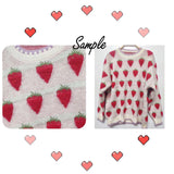 Lovefery Winter Strawberry Kawaii Aesthetic Sweater