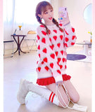 Lovefery Winter Strawberry Kawaii Aesthetic Sweater