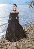 Lovefery Zena ShadowSoul Romantic Gothic Lace Witch Dress