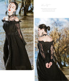 Lovefery Zena ShadowSoul Romantic Gothic Lace Witch Dress