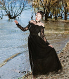 Lovefery Zena ShadowSoul Romantic Gothic Lace Witch Dress