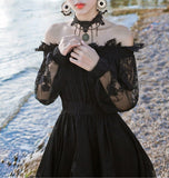 Lovefery Zena ShadowSoul Romantic Gothic Lace Witch Dress