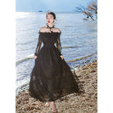 Lovefery Zena ShadowSoul Romantic Gothic Lace Witch Dress