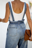 lovefery Auricularia Jeans Belt Casual Overalls