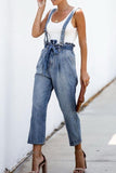 lovefery Auricularia Jeans Belt Casual Overalls