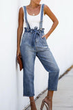 lovefery Auricularia Jeans Belt Casual Overalls