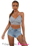 Lovefery Chunky Lace Bralette Crop Top