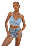 Lovefery Chunky Lace Bralette Crop Top