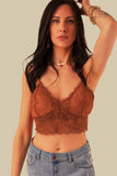 Lovefery Criss Cross Spaghetti Strap Lace Bralette