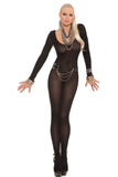 Foxy Babe Long Sleeve Bodystocking