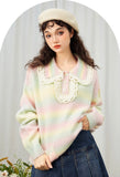 Lovefery Pastel Snowdrop Kawaii Aesthetic Sweater