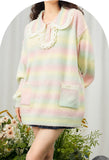 Lovefery Pastel Snowdrop Kawaii Aesthetic Sweater