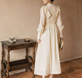 Lovefery Windy Field Vintage-Aesthetic Romantic Royalcore Light Academia Dress