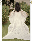 Lovefery Secret Love Ceremony Romantic Royalcore Long Train Dress