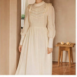 Lovefery Windy Field Vintage-Aesthetic Romantic Royalcore Light Academia Dress