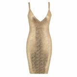 Lovefery Adele V-neck Short Bandage Dress