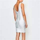 Lovefery Vegas Silver Bandage Dress