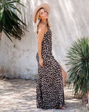 Lovefery Smokin' Hot Leopard Cami Maxi Dress