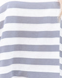 Lovefery Snyder Cotton Blend Striped Knit Top