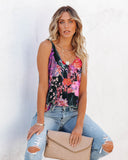 Lovefery Sparrow Velvet Burnout Cami Tank