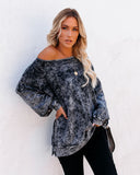 Stonestown Cotton Acid Wash Relaxed Pullover