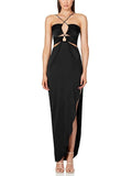 lovefery Slit  Halter Dress