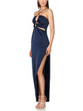 lovefery Slit  Halter Dress