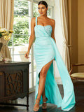 Lovefery Temperament And  Sequins Backless Banquet Evening Dress