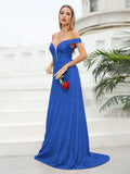 Lovefery Swing Off Shoulder Evening Dress