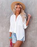 Union Textured Button Down Top