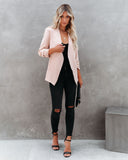 Uptown Girl Pocketed Blazer - Natural