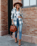 Veneta Pocketed Plaid Shacket