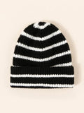 Lovefery Winter Striped Pattern Knitted Hat