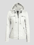 Women Jackets Faux Leather Jacket